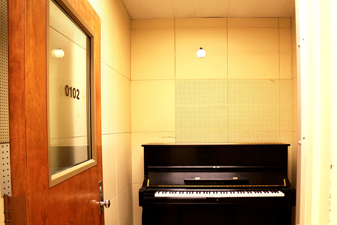 施工计划导致音乐系练习室暂不可用